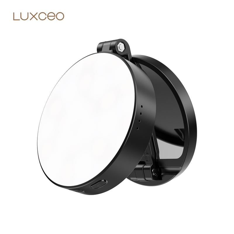 Illuminate Your Selfies: 3-In-1 Magnetic Beauty Ring Light with MagSafe, Mirror & Stand – Perfect for Makeup, Live Streaming & Video Calls with iPhone 17