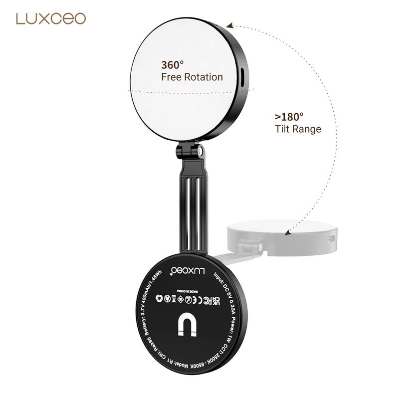 Illuminate Your Selfies: 3-In-1 Magnetic Beauty Ring Light with MagSafe, Mirror & Stand – Perfect for Makeup, Live Streaming & Video Calls with iPhone 17